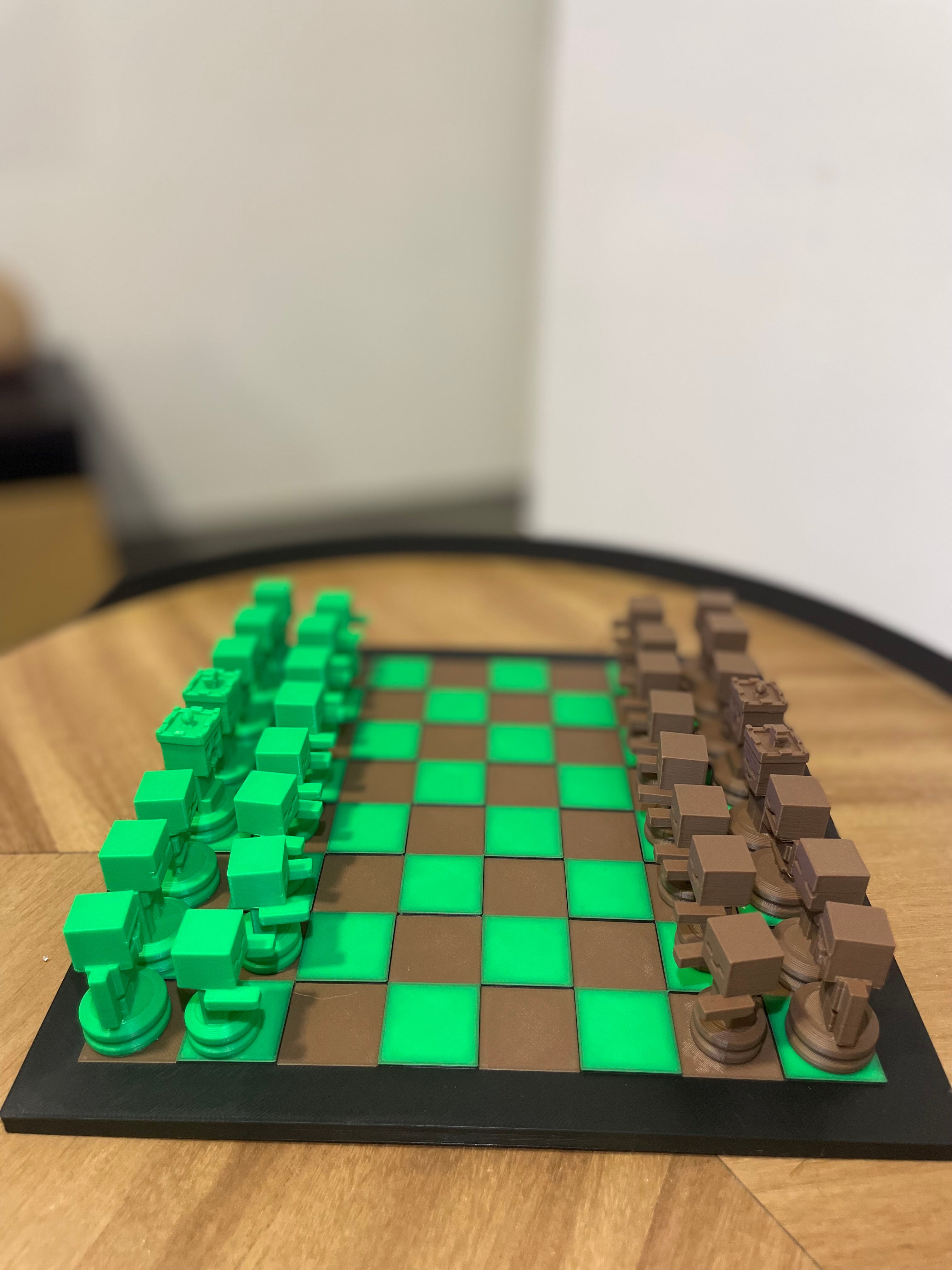 Jogo de Xadrez Minecraft
