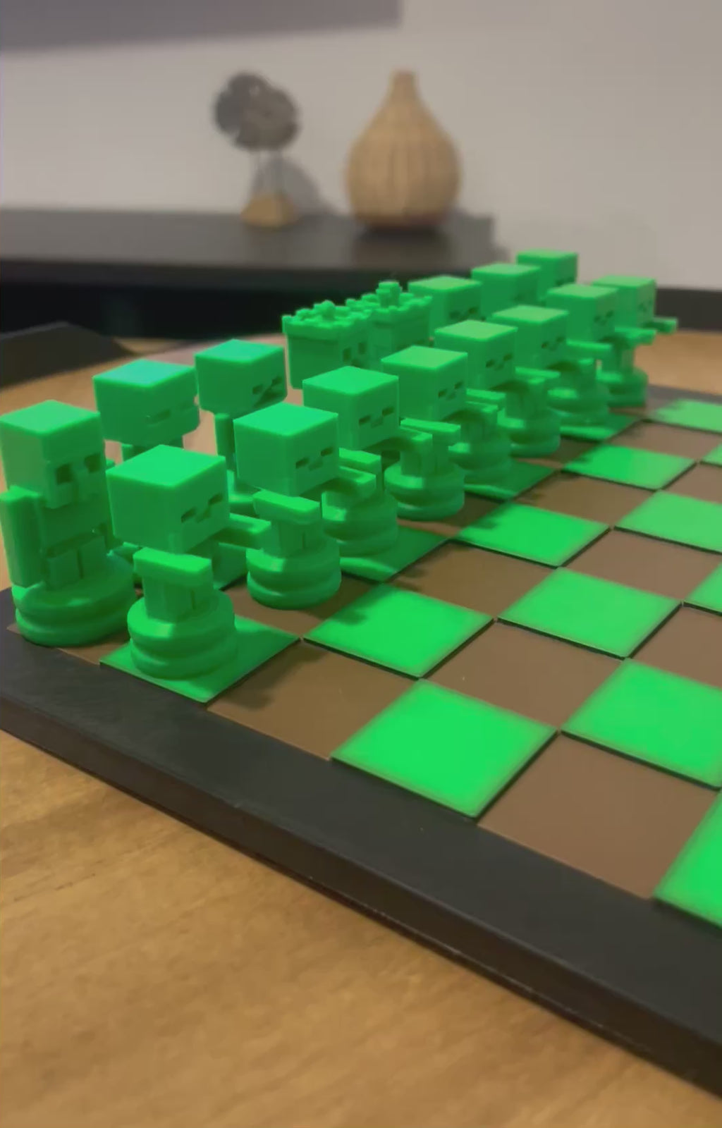 Jogo de Xadrez Minecraft
