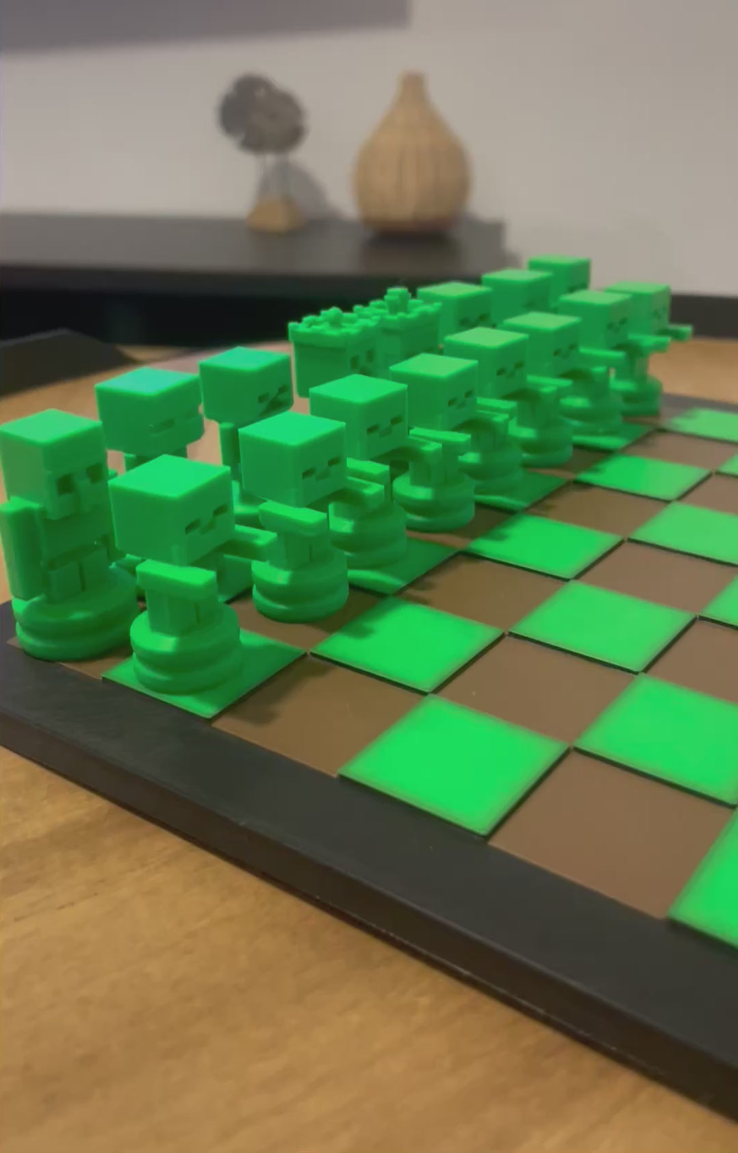 Jogo de Xadrez Minecraft